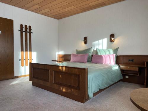 Ένα ή περισσότερα κρεβάτια σε δωμάτιο στο Pension Mountain View Sauerland