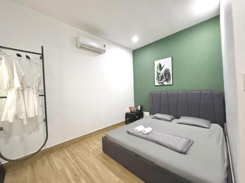 Postel nebo postele na pokoji v ubytování Linh Ngân Homestay - Bonnie