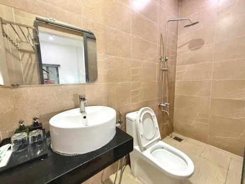 Koupelna v ubytování Linh Ngân Homestay - Bonnie
