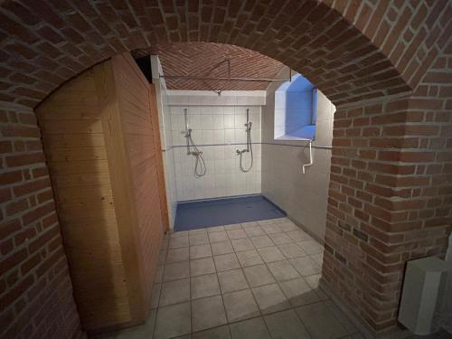 Koupelna v ubytování Schlosshotel Wolfshagen