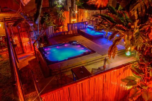 A view of the pool at Puerto Pension Inn or nearby