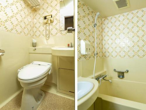 Ένα μπάνιο στο Business Hotel Shinkawa Ube