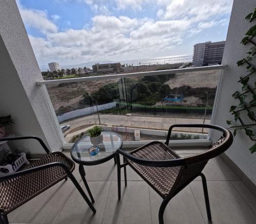 Balkón nebo terasa v ubytování TERRA Ocean view to enjoy the sunset