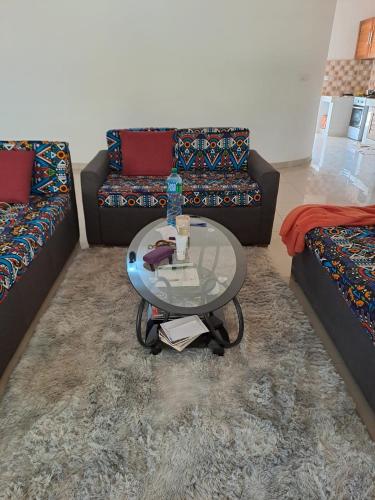 Χώρος καθιστικού στο Maison Diamota