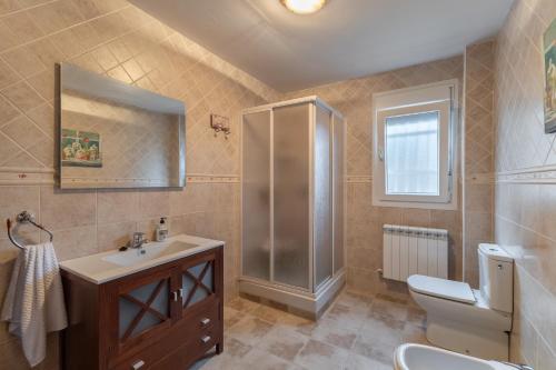 Koupelna v ubytování Casita San Martín