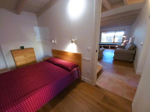 En eller flere senge i et værelse på Casa Groga