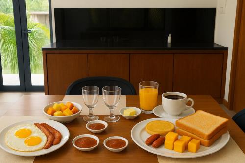 Jídlo v penzionu nebo okolí