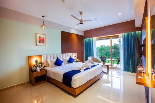 Ένα ή περισσότερα κρεβάτια σε δωμάτιο στο Hotel dreamland residency