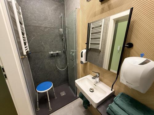 Koupelna v ubytování Apartament Szałwiowa