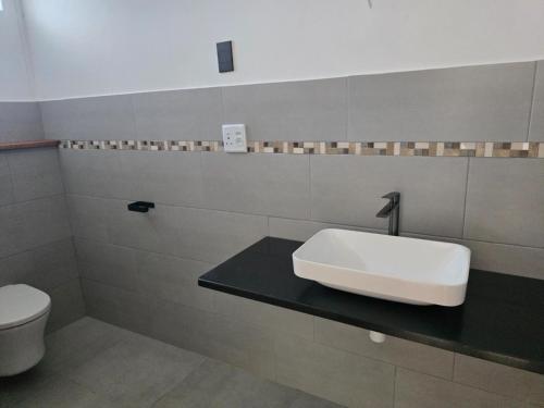 Ένα μπάνιο στο Villa Graf