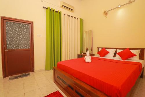 Ένα ή περισσότερα κρεβάτια σε δωμάτιο στο Shani Villa