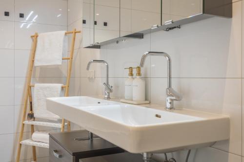 Koupelna v ubytování Luxury City Penthouse Villach