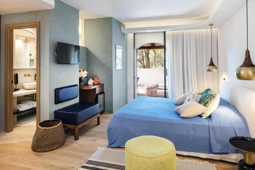 Ένα ή περισσότερα κρεβάτια σε δωμάτιο στο Hotel delle Rose a Luxury Boutique Hotel