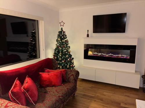 Una televisión o centro de entretenimiento en Stylish Apartment in Cong