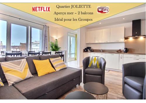 LE GRAND JOLIETTE - Aperçu mer - 2 balcons - Idéal Groupes - by experienceimmo