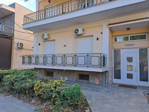 Balkón nebo terasa v ubytování ESTIA Apollon