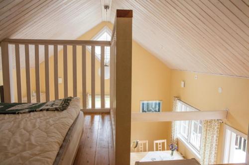 Postel nebo postele na pokoji v ubytování Pensionat Lövängen, Ljugarn