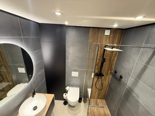 Koupelna v ubytování Chalet Prorel Serre Chevalier