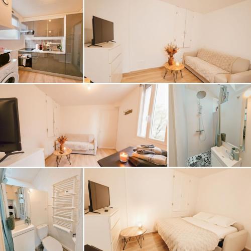 Koupelna v ubytování Studio paisible proche centre