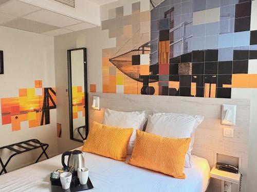 Χώρος καθιστικού στο Hôtel La Fabrique