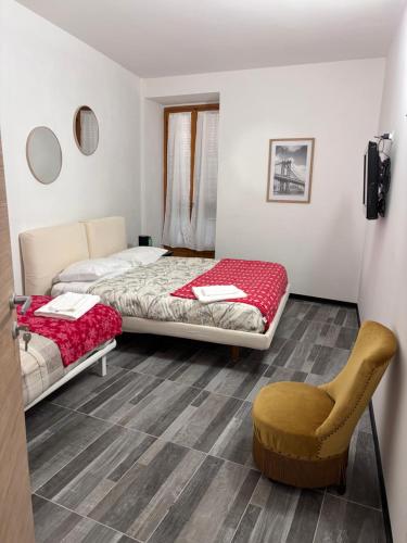 Ένα ή περισσότερα κρεβάτια σε δωμάτιο στο Il borgo