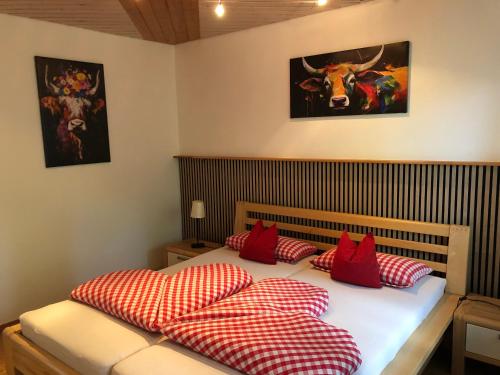 Postel nebo postele na pokoji v ubytování Ferienwohnung Brasil, 76 Qm