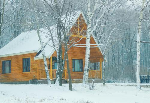 Το Yabuli QuShe Four seasons Private Lakefornt B&B τον χειμώνα