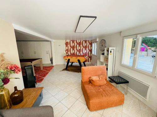 Posezení v ubytování Appartement indépendant 2chambres dans maison