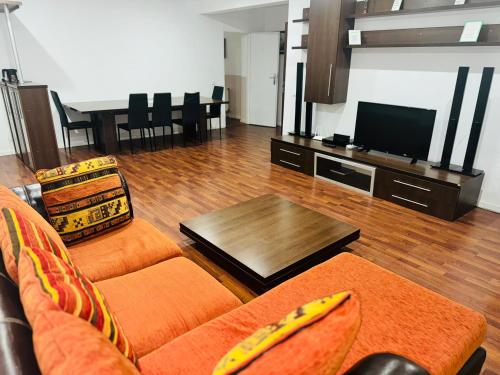 TV a/nebo společenská místnost v ubytování Vila Buget