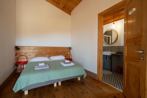 Postel nebo postele na pokoji v ubytování Agriturismo Pietre di Gelo