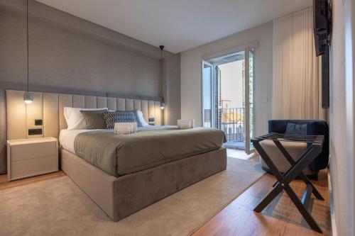 Ένα ή περισσότερα κρεβάτια σε δωμάτιο στο Cathedral Houses