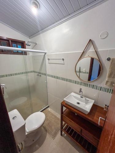 Koupelna v ubytování Verde Mar Ilha Grande