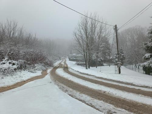 Το Hétházpuszta Erdészlak τον χειμώνα