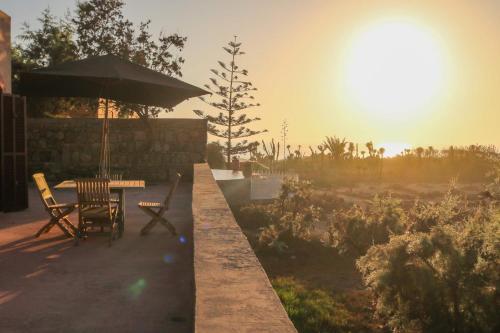 Η ανατολή ή δύση του ηλίου όπως φαίνεται από αυτή η βίλα ή από εκεί κοντά