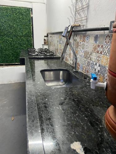 Η κουζίνα ή μικρή κουζίνα στο Loft da Lu