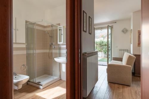 Koupelna v ubytování Casa Adele