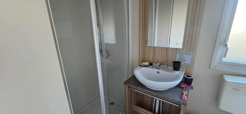 Koupelna v ubytování Terri Towers