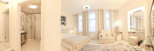 Koupelna v ubytování Hotel Dom Aktera
