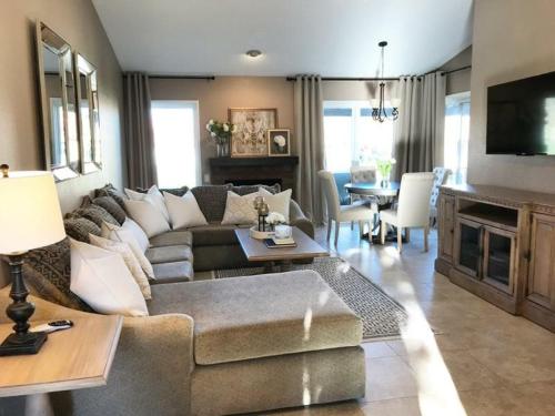 Posezení v ubytování Beautiful Mountain Home