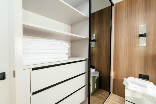 Phòng tắm tại Central Rîșcani Loft