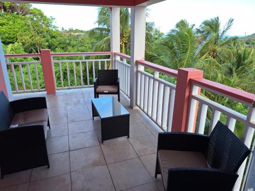 Rõdu või terrass majutusasutuses Daily View