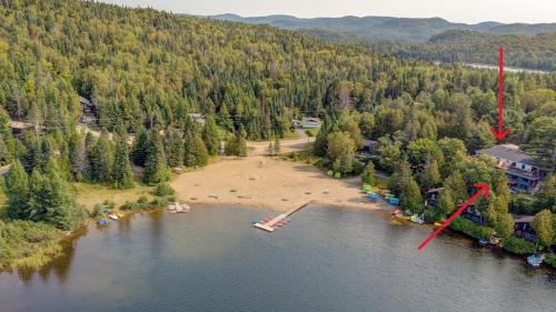 Fotografie z fotogalerie ubytování La Sagesse loft 201 balcon privé et vue v destinaci Sainte-Lucie-de-Doncaster