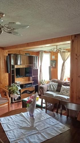 Posezení v ubytování Departamento en arriendo por día