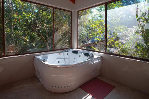 Koupelna v ubytování Hostería Mindo Mágico