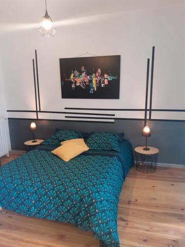 Postel nebo postele na pokoji v ubytování Résidence BeauSite