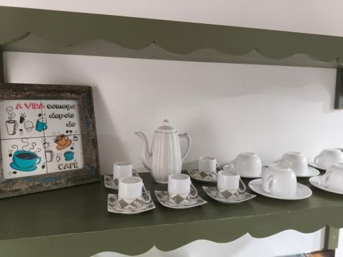 Kaffee-/Teezubehör in der Unterkunft Cantinho do Sossego