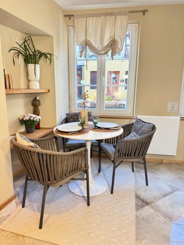 Khu vực ghế ngồi tại Logement cocooning à Barr