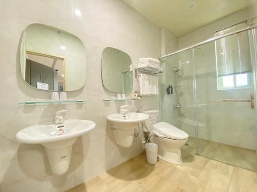 Koupelna v ubytování 星雨行館-逢甲洲際館