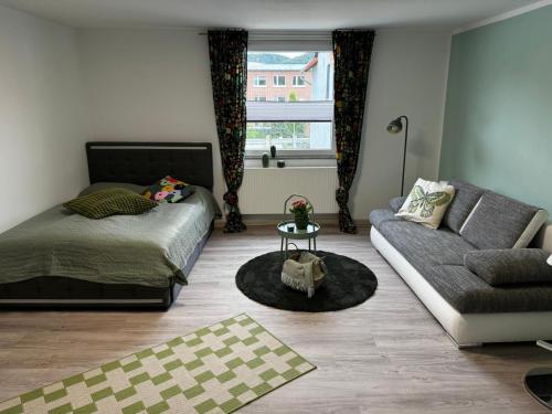 Postel nebo postele na pokoji v ubytování Zum Herold