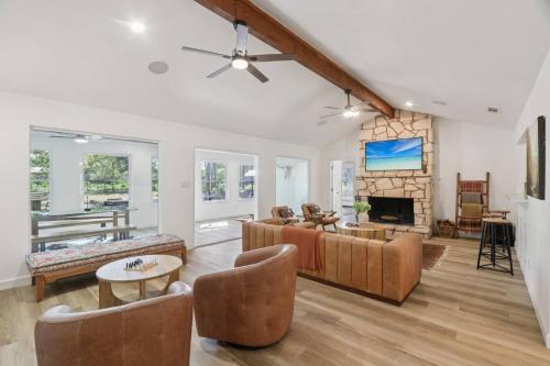 Χώρος καθιστικού στο Casa Magnolia